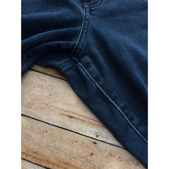 Express Mid Rise Dark Wash Supersoft Skinny Jeans Color: Dark Wash 16 Short - Picture 10 of 11